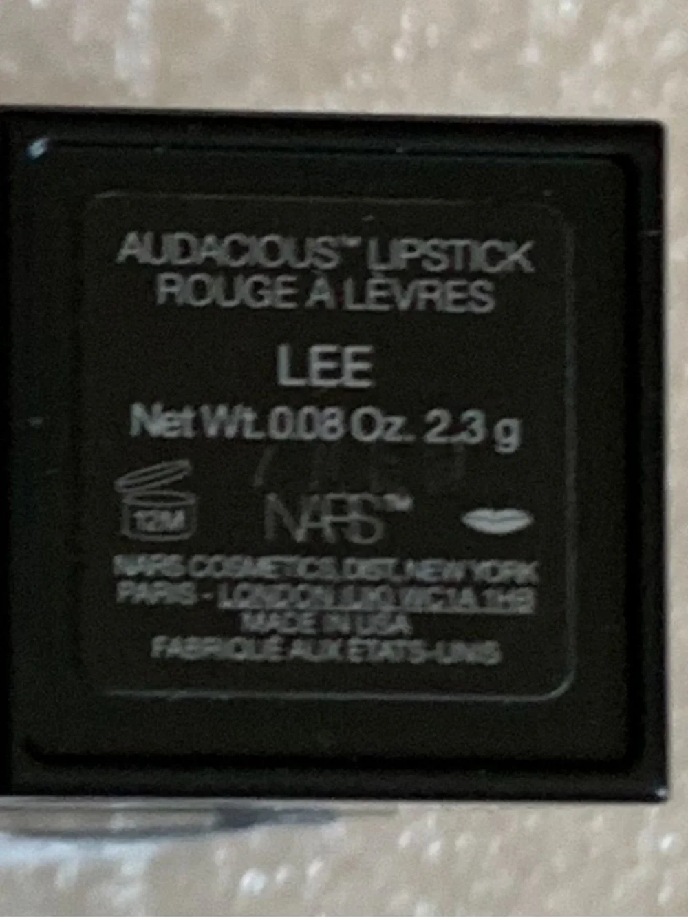 NARS Audacious Lipstick 💄 Rouge A Levers  Shade LEE Mini Travel Size